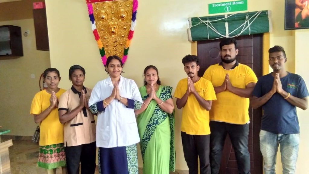 Travencore ayurveda volunteers 2